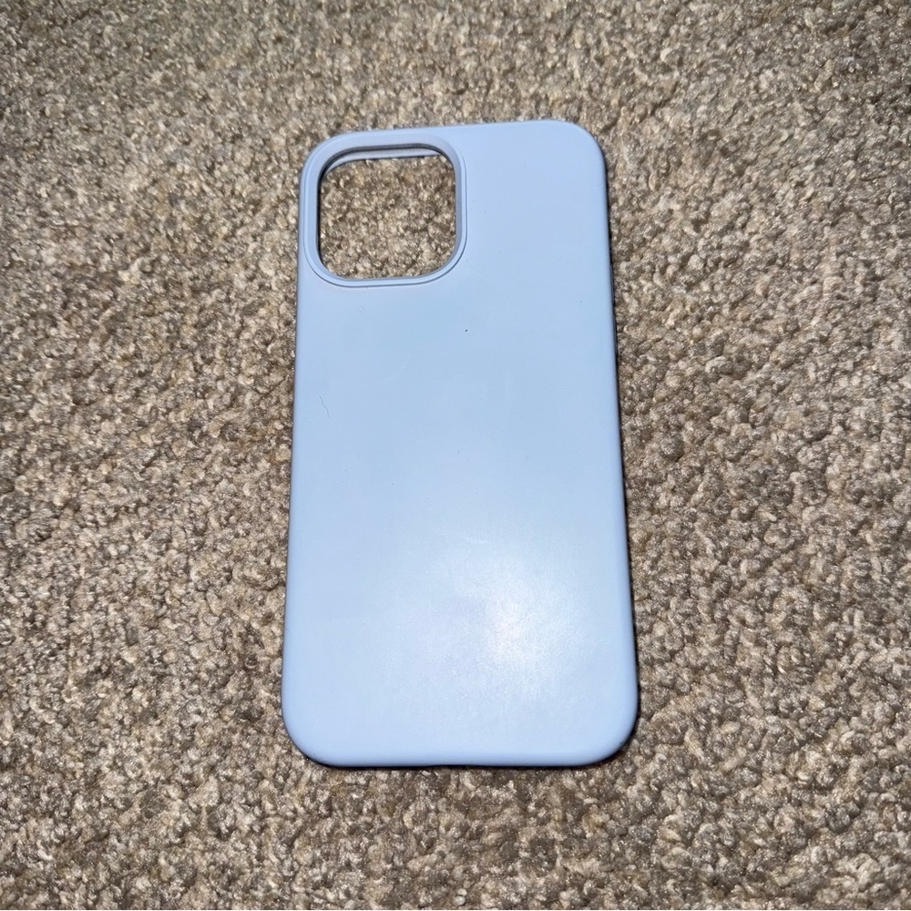iPhone 13 Pro Max Baby Blue Silicone Phone Case